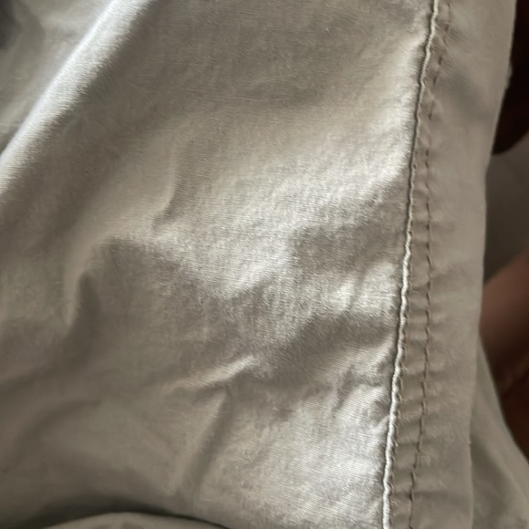 Womens Light Gray Capri cargo Pants - Picture 3 of 12